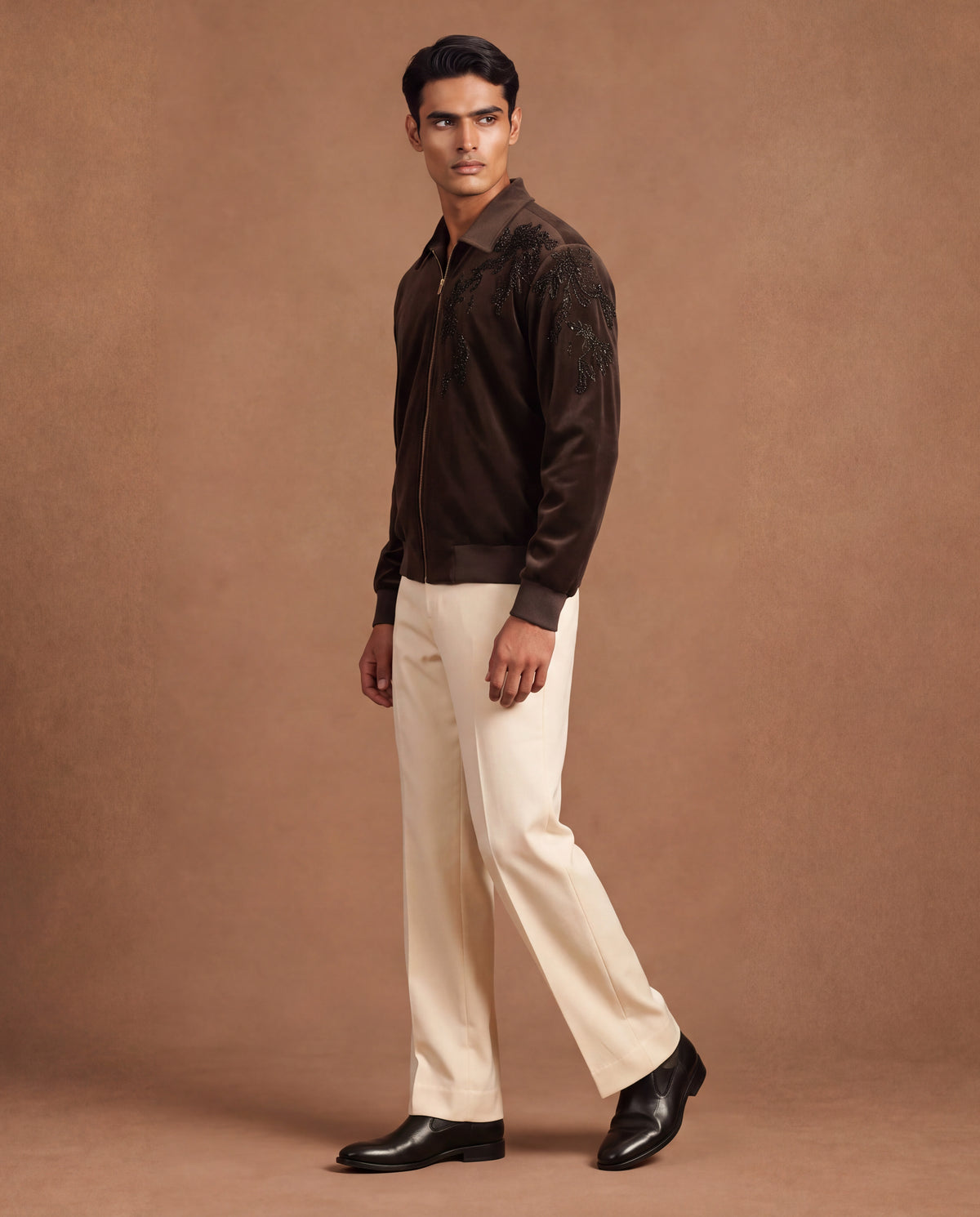 Chestnut Blaze Bomber Jacket