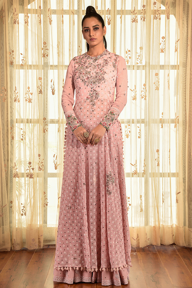 "Kiera" Chikankari Kalidar - Sharara Set