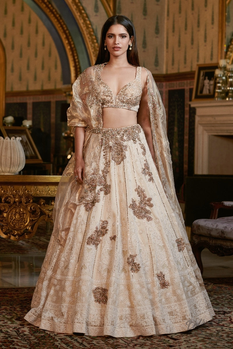 "Omaa" Chikankari Lehenga Set