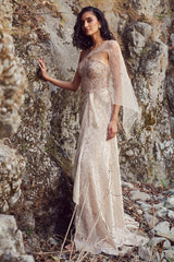 "Evelyn" Sequins Gown
