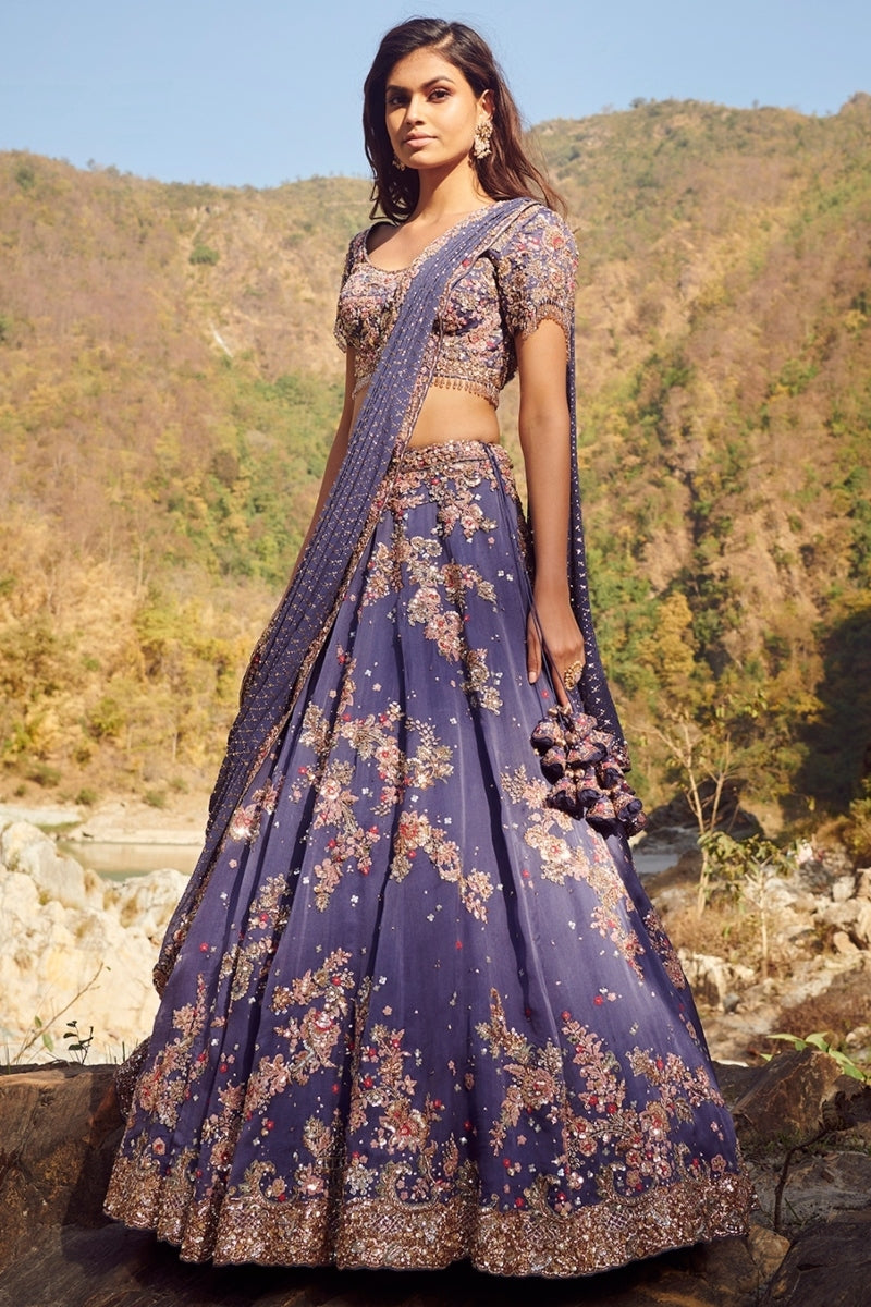 "Camilla" Organza Lehenga Set