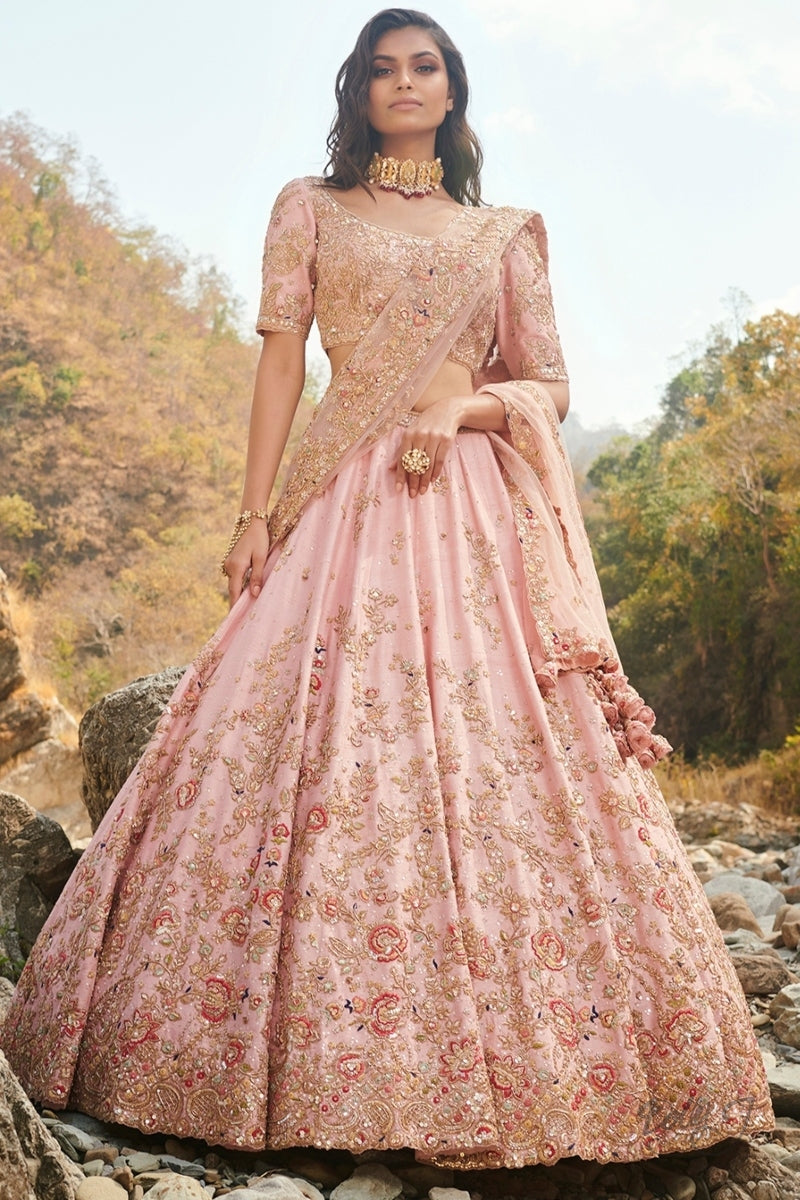 "Narah" Silk Lehenga Set