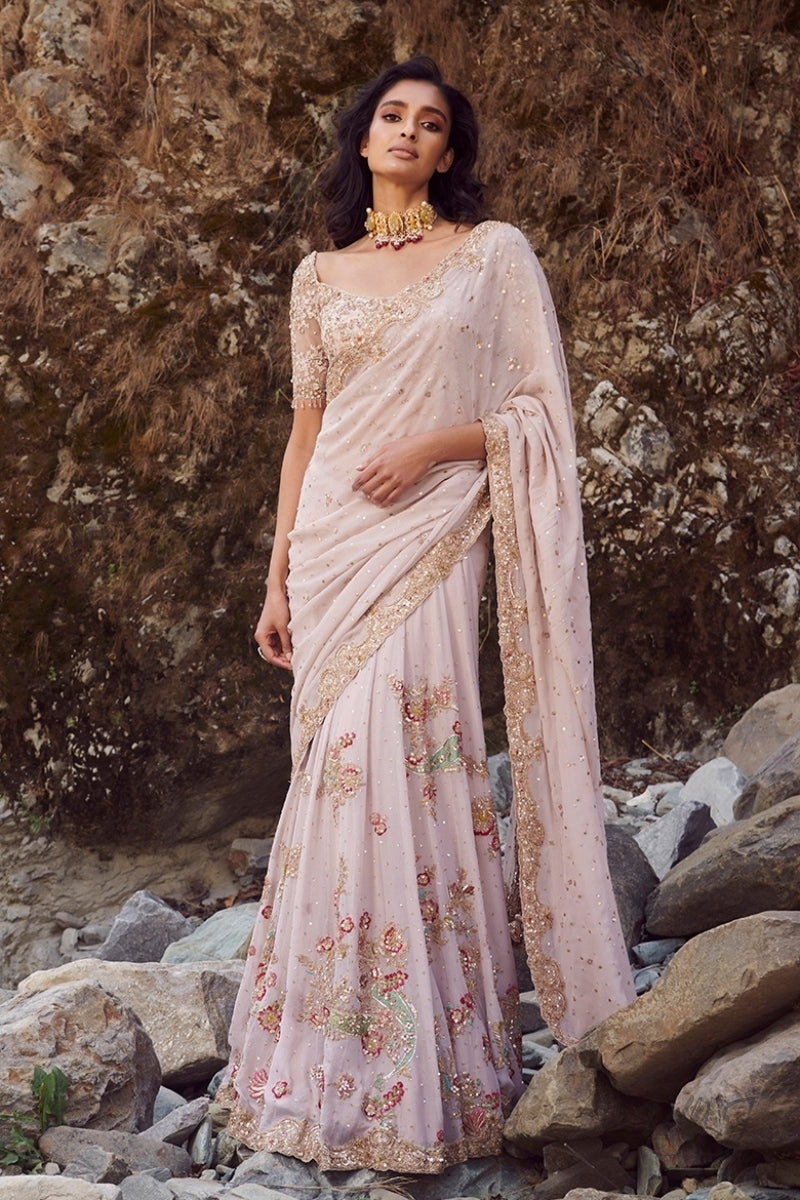 "Ophelia" Chiffon Lehenga Sari