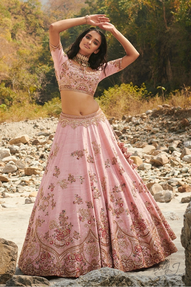 "Rubene" Silk Lehenga Set