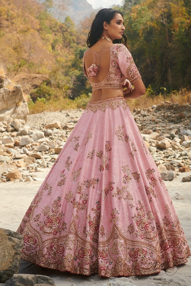 "Rubene" Silk Lehenga Set