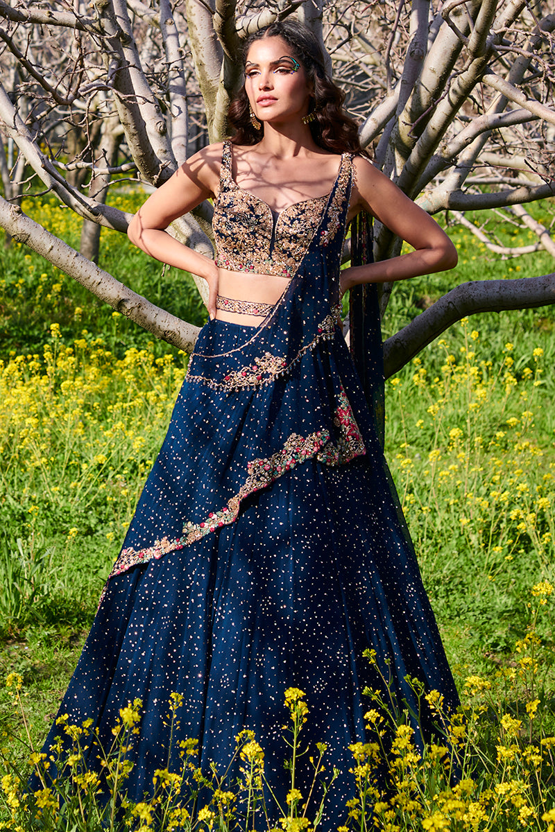 "Last Summer" Chiffon Lehenga Set