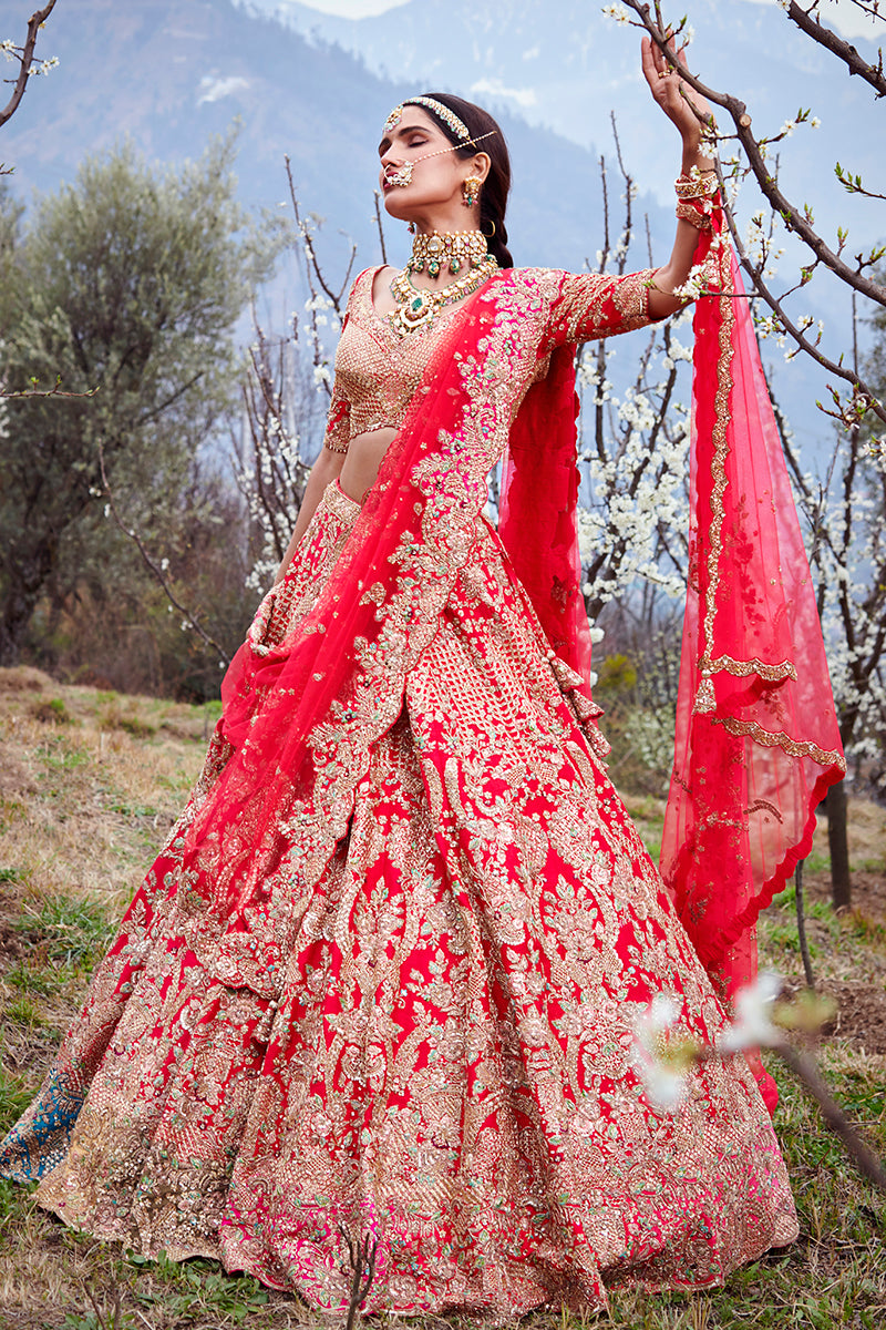 "Delisha" Bridal Lehenga Set