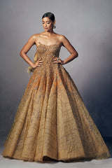 “ Helena “ Shimmer Tulle Ball Gown