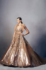 “ Cléa “ Lurex Bridal Gown