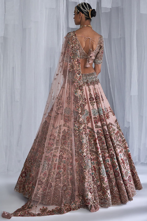 Shop Designer Pure Silk Zari Work Bridal Lehenga For Women India & USA –  Sunasa